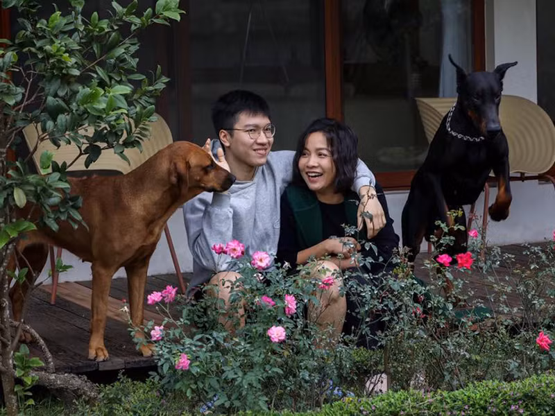 Duy Anh - con trai của Mỹ Linh đang học Đại học Melbourne để trở thành bác sĩ.