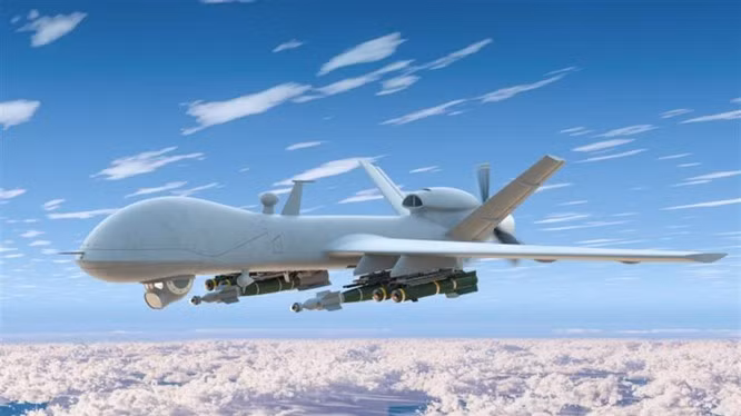 Theo như tin đưa trên chuyên trang Defense News, các máy bay không người lái Mojave mới được xuất hiện tại Mỹ này mang nhiều khả năng nổi trội, ví dụ như nó có thể cất cánh/hạ cánh trên các vị trí không được chuẩn bị trước, cũng như có thể mang theo lượng vũ khí tấn công lớn và trở thành một UCAV đầy mạnh mẽ. Nguồn ảnh: Chinatimes.