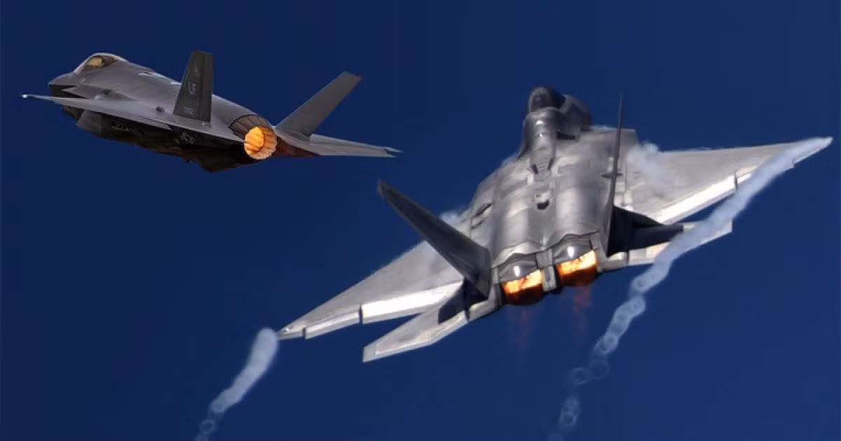 Lockheed Martin F-22 Raptor là một tiêm kích thế hệ thứ 5 có thể sử dụng kỹ thuật tàng hình đầu tiên trên thế giới. Lockheed là nhà thầu chính và chịu trách nhiệm về khung, các hệ thống vũ khí và lắp ráp hoàn thiện chiếc F-22 này. Cung cấp cánh, khung đuôi và các hệ thống điện tử tích hợp sẽ do Boeing cung cấp.