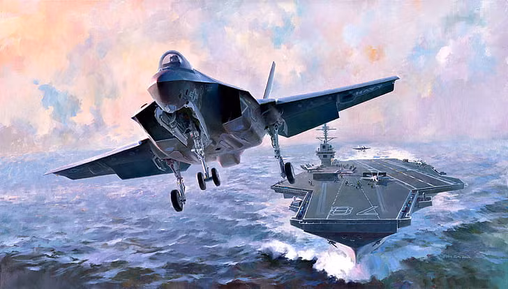 F-35 Lightning II là các siêu tiêm kích tàng hình đa nhiệm của Mỹ, là một máy bay chiến đấu thế hệ thứ 5 được phát triển bới Lockheed Martin.