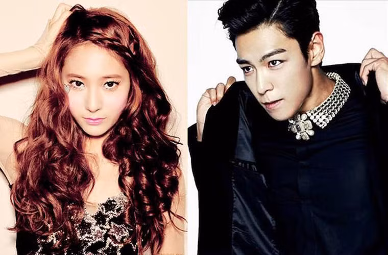 Người yêu tin đồn thứ hai của T.O.P là nữ ca sĩ Krystal Jung nhóm f(x). Tin đồn bắt đầu vào tháng 1/2016 khi cả hai ngôi sao cùng chụp ảnh và đăng lên mạng xã hội ở cùng thời điểm và địa điểm là Seoul. (Ảnh: dramafever)