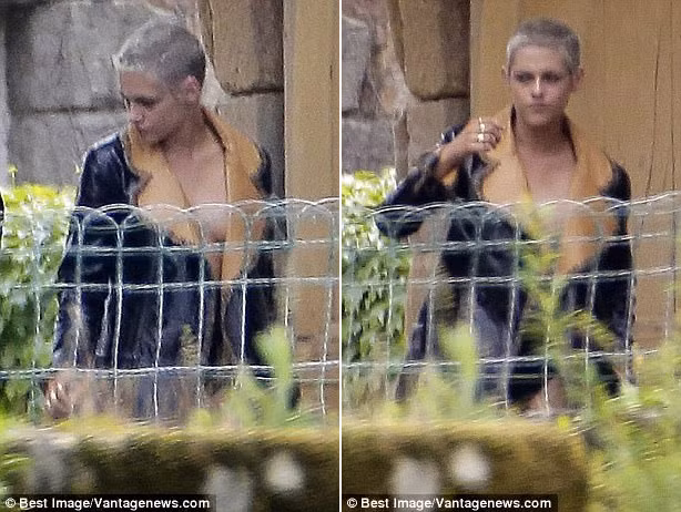 Kristen Stewart ho henh lo nguc khi den tham nguoi tinh dong gioi