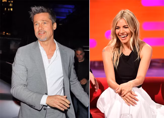 Mới đây nhất, truyền thông Anh, Mỹ đưa tin Sienna Miller đang hẹn hò bí mật với Brad Pitt. Hai người bị bắt gặp rất thắm thiết với nhau ở khu VIP trong một show ca nhạc ở Glastonbury vào cuối tuần vừa rồi. Hai người được cho là hẹn hò nhau 5 tháng sau khi Brad Pitt và Angelina Jolie chia tay. (Ảnh: Splash News, PA)