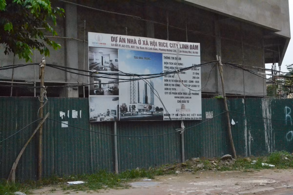 Dự án nhà ở xã hội Rice City (khu đô thị Tây Nam Linh Đàm, Hoàng Mai, Hà Nội)