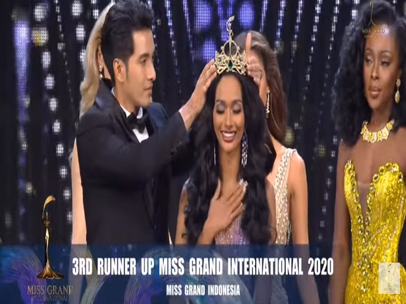 Đại diện Indonesia giành danh hiệu á hậu 3.