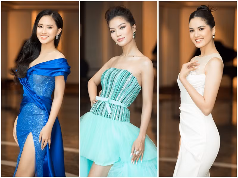 Dàn mỹ nhân Việt gợi cảm không kém cạnh nhau tại buổi họp báo.