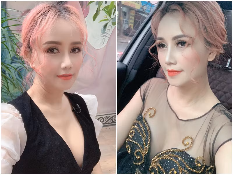 Nữ diễn viên lựa chọn trang phục giúp tôn vòng một dao kéo.