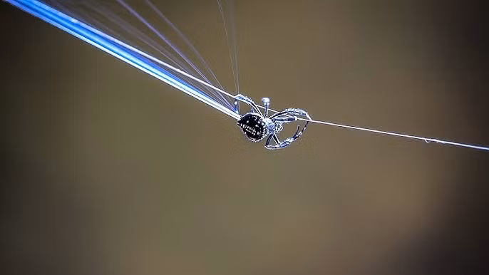 Tơ của nhện dường như dai hơn tơ của các loài nhện khác và hành vi tạo mạng nhện của loài này cũng khá đặc biệt.