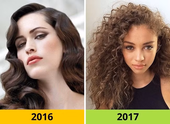 Năm 2017, tóc xoăn xù sẽ "soán ngôi" mốt tóc gợn sóng mềm mại.