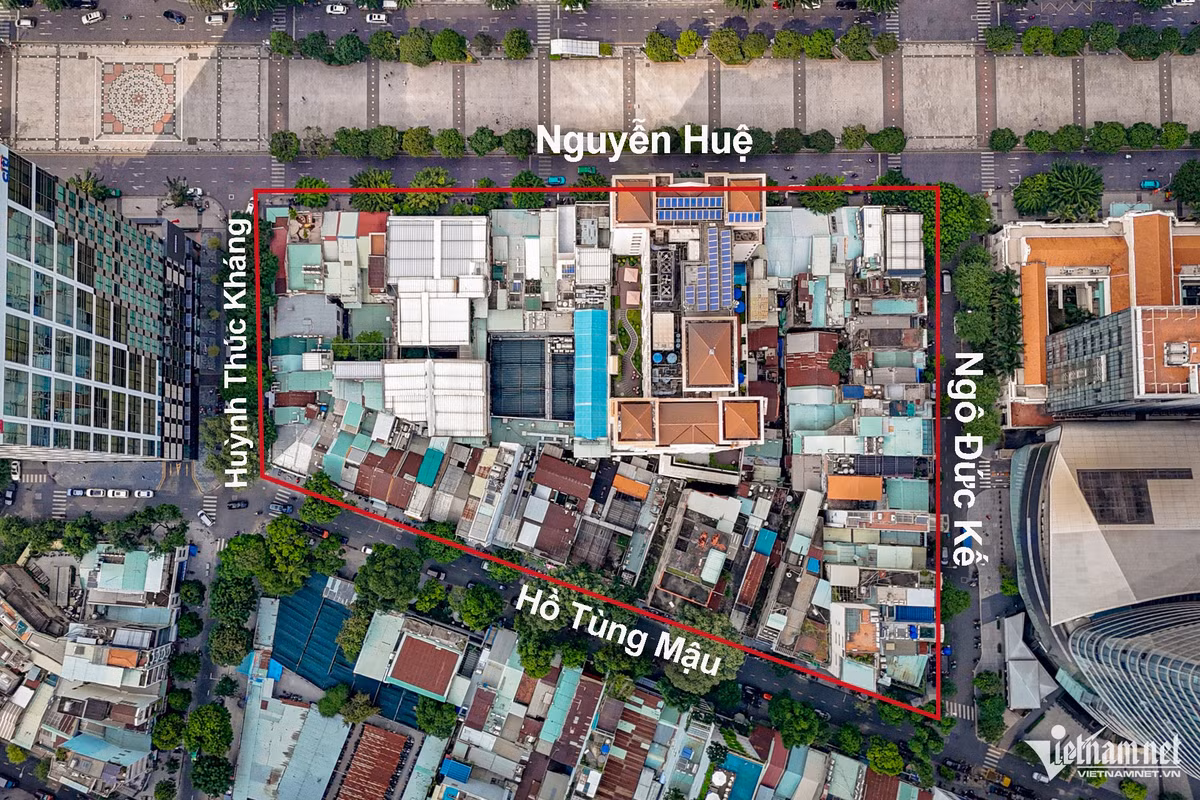 Siêu dự án Amigo nằm tại khu "tứ giác vàng" Nguyễn Huệ - Ngô Đức Kế - Hồ Tùng Mậu - Huỳnh Thúc Kháng, đối diện tòa nhà Times Square trên đường Nguyễn Huệ (quận 1) là tài sản được bà Trương Mỹ Lan trình bày trong phiên tòa ngày 29/9 về phương án khắc phục 30.000 tỷ đồng thiệt hại cho 35.824 cho trái chủ.