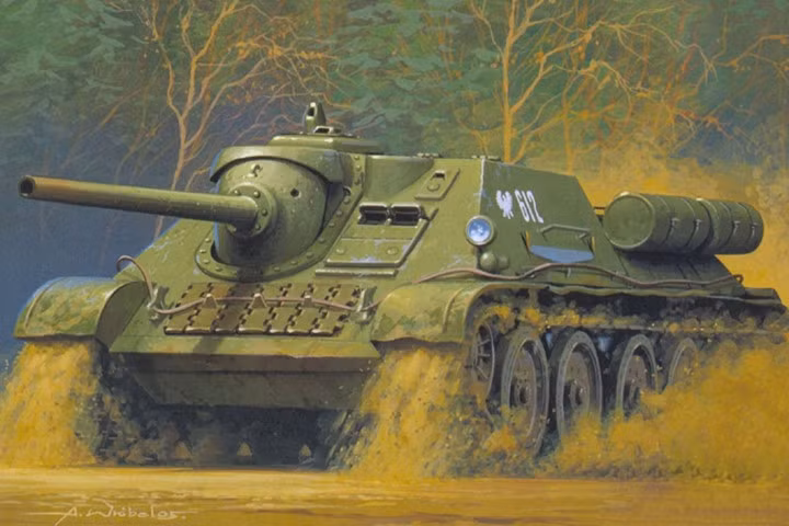 Pháo tự hành Liên Xô SU-85.