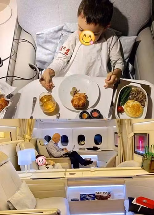 Dù bé Gấu sinh ra trong nhung lụa nhưng cậu nhóc được vợ chồng Thu Minh rèn tính tự lập ngay từ khi còn nhỏ.