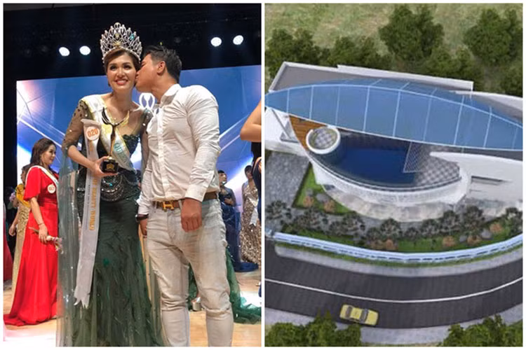 Năm 2019, Hoa hậu Oanh Yến khoe biệt thự 100 tỷ do bạn trai tặng khiến nhiều người ghen tỵ.