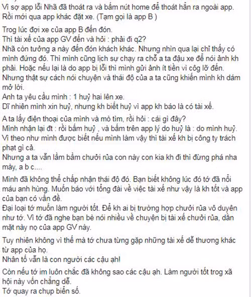 Dien vien Kim Nha to bi tai xe GO-VIET danh ngat xiu-Hinh-3