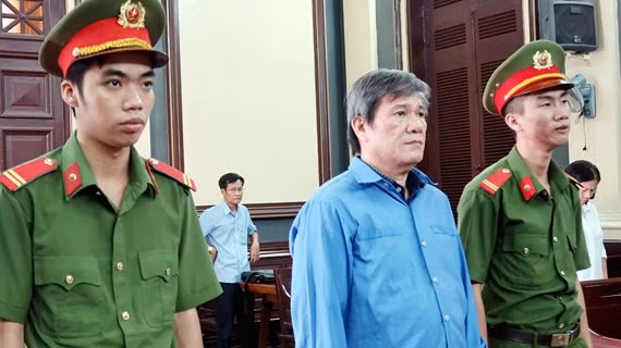 Bị cáo Dương Thanh Cường tại phiên tòa.