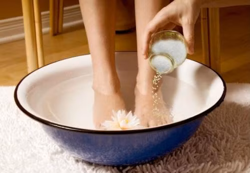 Bài thuốc trị ngứa từ hoa dã quỳ: Bạn hái lá và ngọn của dã quỳ tươi đem rửa sạch thêm chút muối và nước vào đun sôi, dùng nước này ngâm những vị trí bị nổi mẩn ngứa. Ảnh: Sức khỏe gia đình.