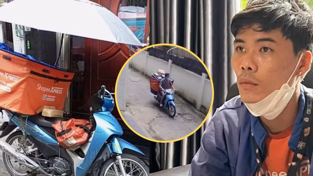 Shipper bi cuop xe hang o TP.HCM duoc ung ho 85 trieu