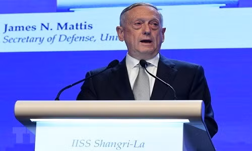 Bộ trưởng Quốc phòng Mỹ James Mattis.