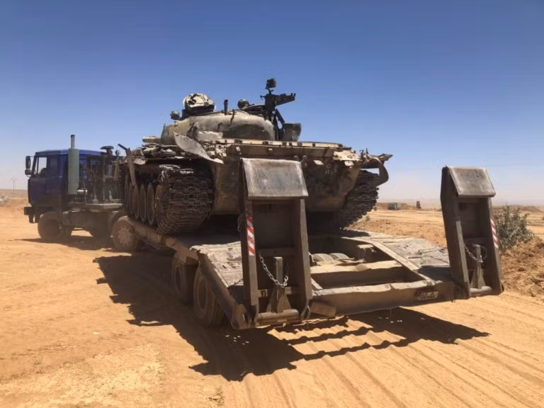 Được biết, Quân đội Syria đã giải phóng thị trấn Busra al-Harir sau khi giành lại quyền kiểm soát hoàn toàn huyện Lajat ở phía đông bắc tỉnh Daraa. Ảnh: SF.