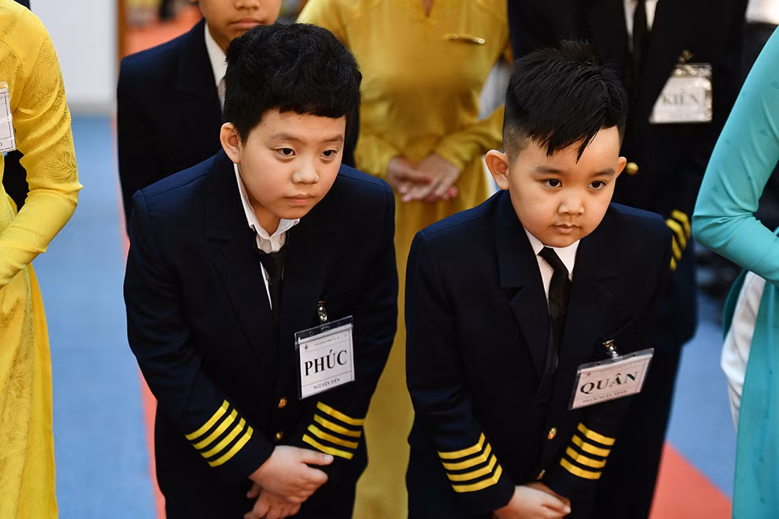 Chương trình con giúp các bạn nhỏ tham gia có thêm hiểu biết về cách ứng xử văn minh khi đi máy bay.
