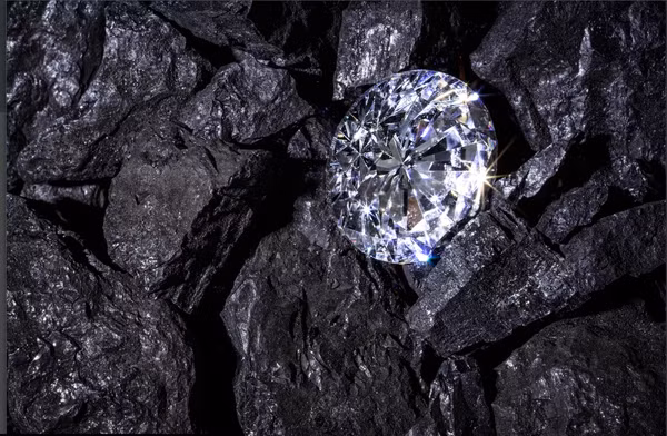 Cụ thể, sau khi phân tích một đồng vị carbon đặc biệt được tìm thấy trong lõi kim cương là Delta13C đã chứng minh nguồn gốc của nó là hữu cơ. Nói dễ hiểu hơn, 2 loại kim cương này là những gì còn sót lại của sinh vật đã từng sống!