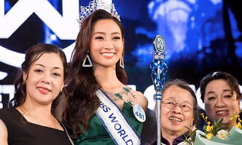 Dinh nghi van mua giai, Hoa hau Luong Thuy Linh co gia the khung the nao?