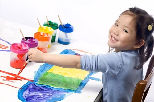 Bé thể hiện sự độc đáo trong cách nói chuyện hoặc cách viết. Có cảm quan rộng mở đối với môi trường xung quanh.