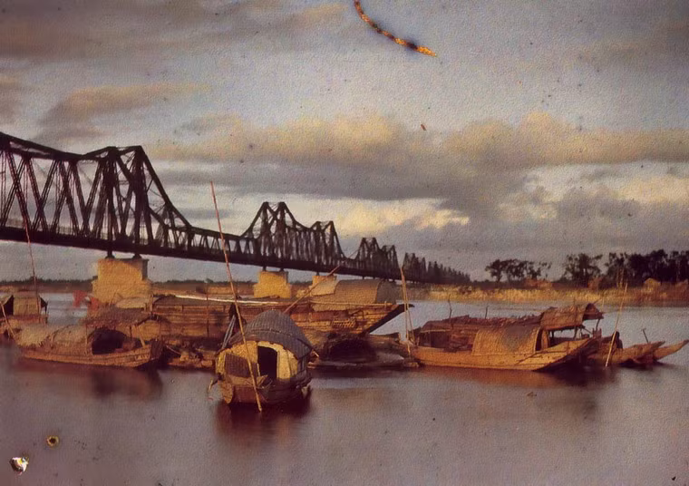 Cầu Paul Dummer (cầu Long Biên), Hà Nội, 1915.
