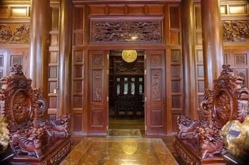 Thiết kế bên trong của ngôi nhà.