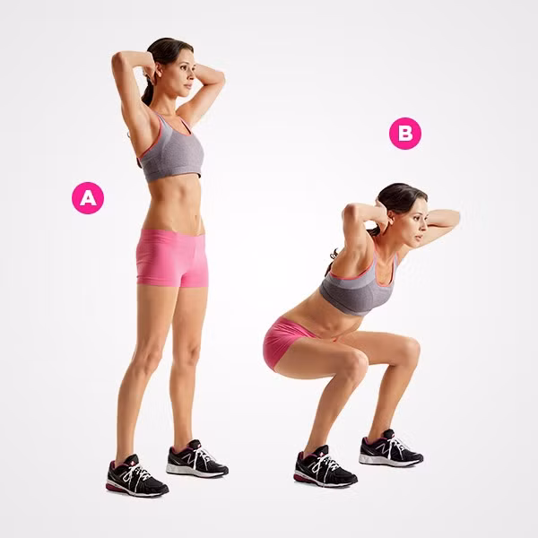 Để tránh chấn thương, bạn cần lưu ý thực hiện các động tác squat một cách chính xác, cẩn thận. Để Ảnh: lykos.
