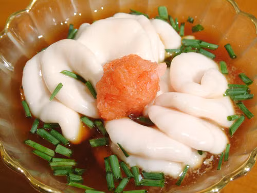 Món ăn này có tên gọi là Shirako. Ảnh: Món ngon Hà Nội.