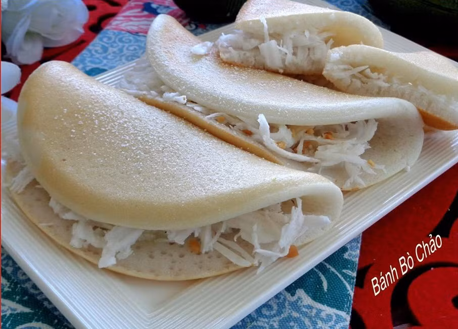 Cách làm bánh bò chảo béo bằng 3 bước đơn giản Cach lam banh bo chao beo bang 3 buoc don gian