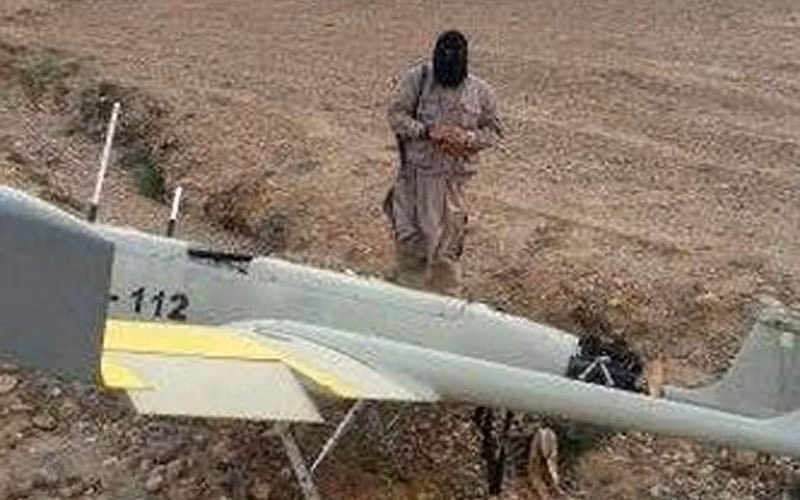 Hình ảnh chiếc UAV được cho là của IS.