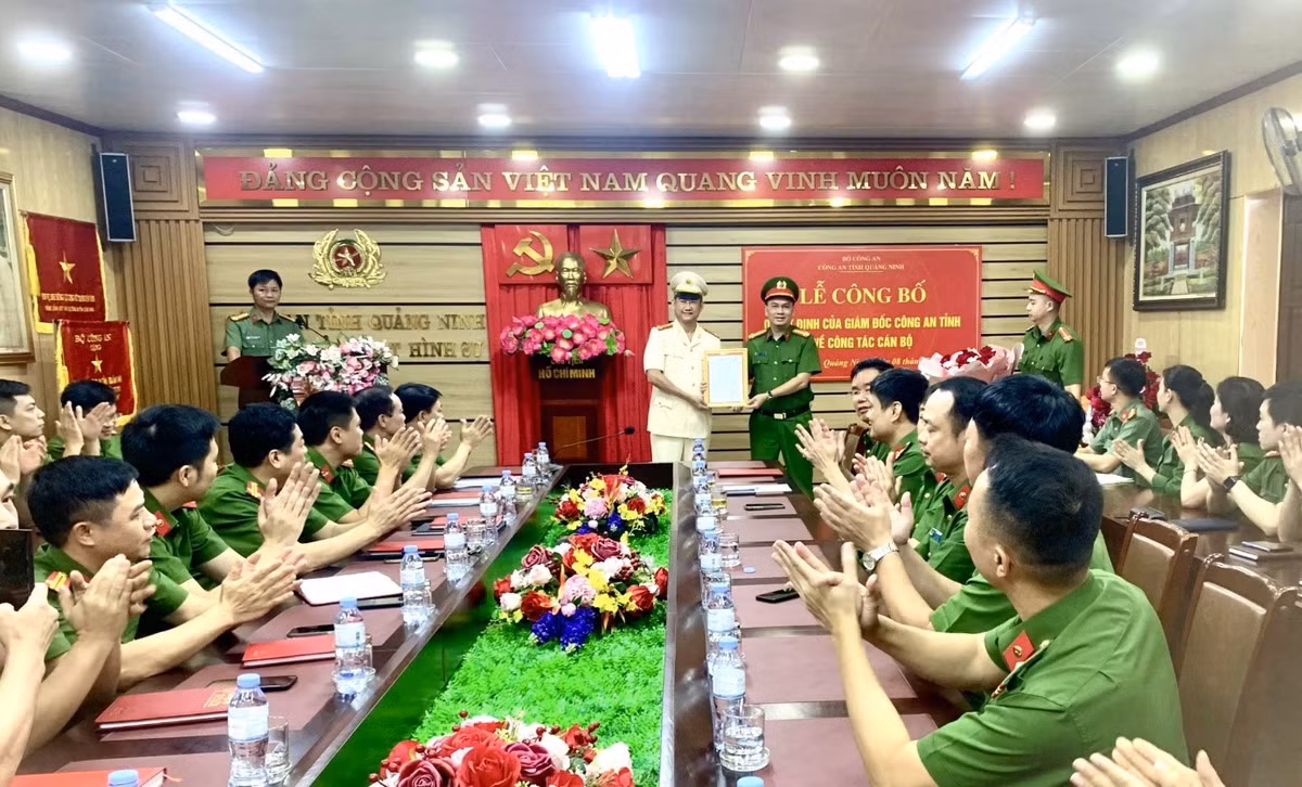 Bo nhiem Pho truong phong Canh sat Hinh su Cong an tinh Quang Ninh