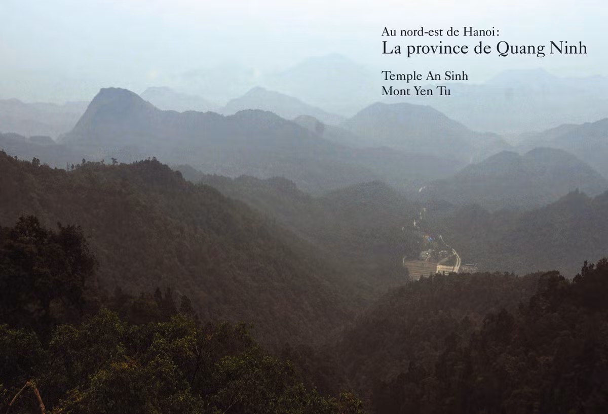 Núi non trùng điệp ở danh thắng Yên Tử, Quảng Ninh. Ảnh: Books.google.com.vn.