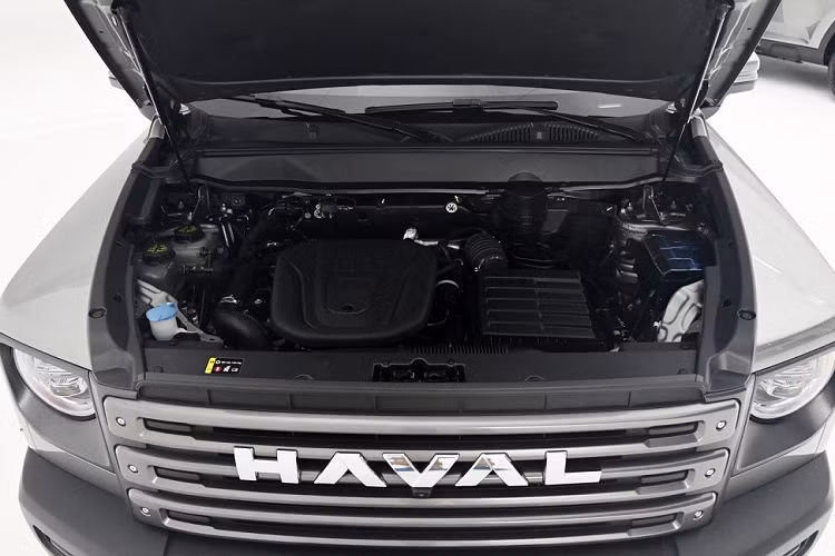 Ghế sau của xe có thể gập 60:40 để tăng thể tích khoang hành lý. Nằm bên dưới nắp ca-pô của Haval Raptor là hệ truyền động plug-in hybrid có tên Hi4, bao gồm máy xăng 4 xi-lanh, tăng áp, dung tích 1.5L, tạo ra công suất tối đa 164 mã lực và mô-men xoắn cực đại 243 Nm. Hệ truyền động này được chia thành 2 phiên bản với pin LFP có dung lượng 19,09 kWh và 27,54 kWh