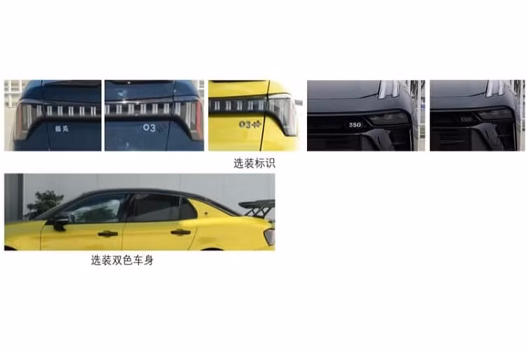 Về kiểu dáng, Lynk &amp; Co 03++ sedan vẫn phù hợp với thế hệ thứ hai thông thường 03. Xe có đèn chạy đặc trưng của thương hiệu, cản sau thể thao với đèn pha tích hợp và khe hút gió lớn. Một tính năng khác của 03++ là cánh lướt gió phía trước và đằng sau rất lớn, ngoài ra còn có bốn ống xả, bộ khuếch tán thể thao, luồng không khí và đèn hậu đơn.