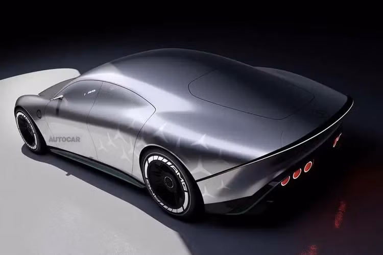 Vision AMG Concept có chiều dài 5.100 mm, dài hơn một chút so với GT 4 cửa Coupe hiện tại và dài hơn 147 mm so với Porsche Taycan. Một yếu tố quan trọng của chiếc sedan mới sẽ là bộ pin. Với mong muốn đảm bảo chiếc xe có độ bám thấp nhất có thể, Mercedes-AMG sẽ dùng bộ pin mỏng dưới sàn, sử dụng cực dương silicon do công ty Sila của Mỹ sản xuất.