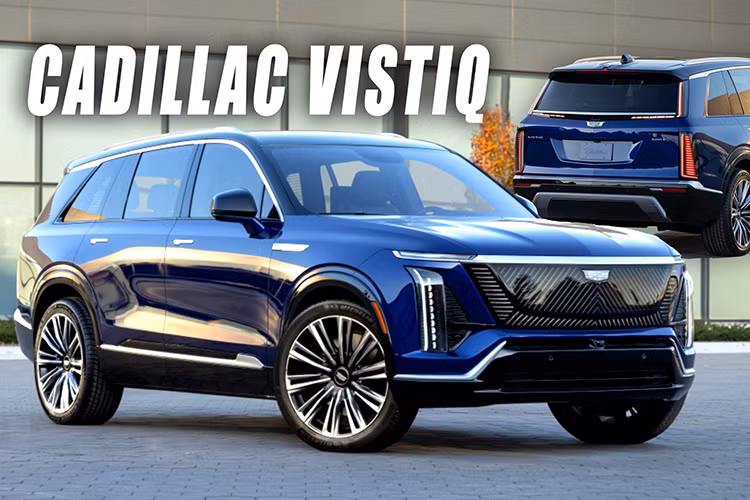 Hình ảnh nội thất và giá xe Cadillac Vistiq 2024 chưa được công bố, nhưng nhiều khả năng Vistiq sẽ có một không gian cabin rộng rãi với nhiều màn hình lớn tương tự các mẫu SUV điện khác của Cadillac hiện tại.