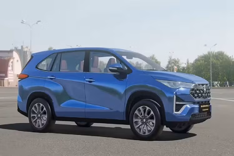 Thay đổi tiếp theo của mẫu MPV này nằm ở khe gió giả trên cản trước, bên sườn, chúng ta sẽ bắt gặp 2 thay đổi lớn của Suzuki Invicto, đó là vành la-zăng và sự biến mất của ốp nhựa màu đen trên vòm bánh. Vành la-zăng của mẫu MPV này có thiết kế đa chấu khá giống với Suzuki Baleno. Phía sau, xe sở hữu thiết kế gần như giống hệt với Toyota Innova Hycross 2023, trừ logo và tạo hình 3 khoang bên trong cụm đèn hậu.
