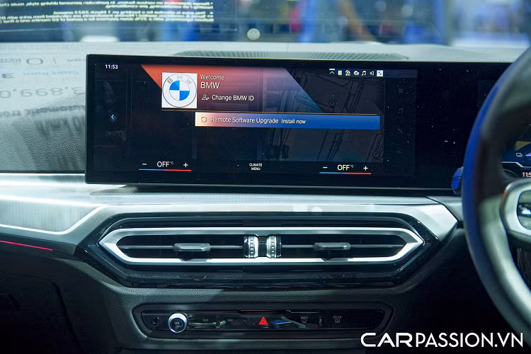 BMW i4 là mẫu xe đầu tiên được trang bị hệ điều hành thông minh BMW iDrive 8 mới với các tính năng mới, giao diện hiện đại hơn, công nghệ thông minh, từ đó trở thành một dụng cụ giúp cá nhân hóa và hỗ trợ người dùng một cách tối đa trong việc sử dụng chiếc xe của mình.