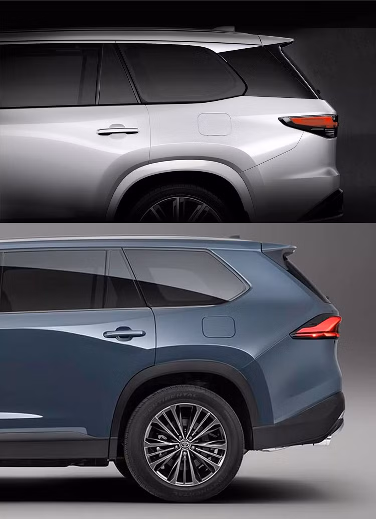Lexus TX 2024 lan dau tien duoc he lo, den hau giong Toyota Fortuner-Hinh-2