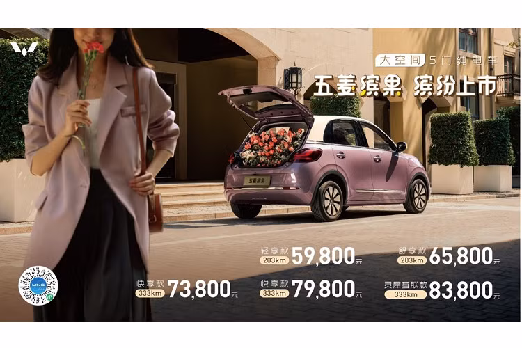 Ngoài Hongguang Mini EV, hãng xe Wuling còn có 1 số mẫu xe nổi bật khác, 1 trong số đó là Bingo, được xem như bản 4 cửa của mẫu xe điện đã ra mắt tại Việt Nam, doanh số bán hàng của Wuling Bingo 2023 chạy điện cũng rất ấn tượng khi đã có tháng thứ 3 doanh số tăng.