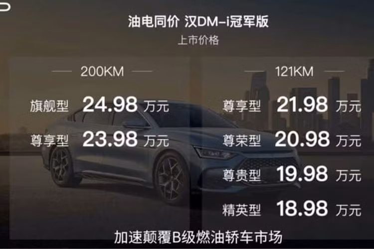 BYD Han DM-p Ares 2023 tu 973 trieu dong, canh tranh Toyota Camry-Hinh-12