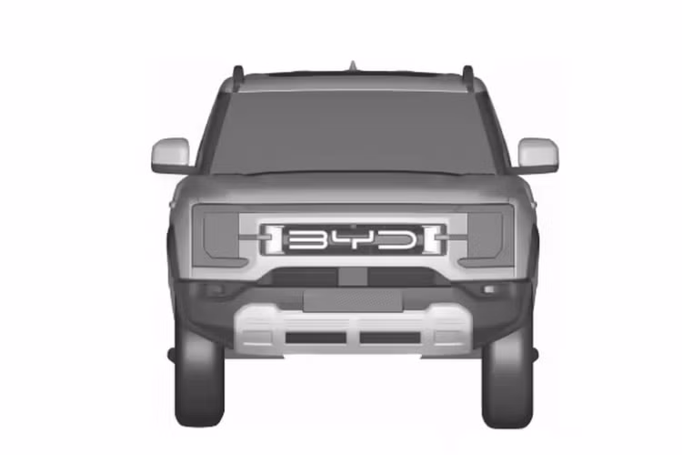 Theo đó, mẫu xe bán tải điện của BYD có kiểu dáng vuông vức và cấu hình cabin đôi. Phần mặt trước của xe được lấy cảm hứng "rất nhiều" từ hai mẫu xe nhà Ford là F-150 Lightning và Ranger.