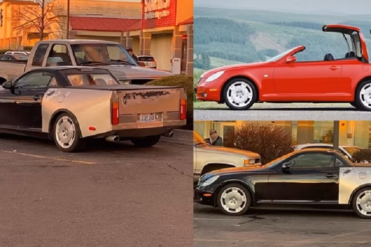 Có lẽ ít ai dám nghĩ đến việc độ Lexus SC430 thành xe bán tải nhưng với các dân chơi, cái gì càng khó càng khiến họ thích thú mày mò, làm cho bằng được và kết quả là một chiếc xe thể thao có thùng hàng như xe bán tải đã ra đời, giải quyết được tình trạng vợ cho tiền mua xe thể thao mui trần nhưng muốn có thùng hàng đủ rộng như xe tải để off-road.