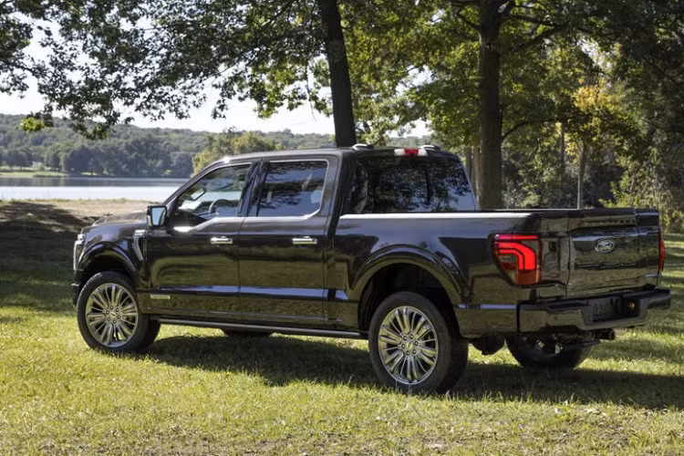 Bên cạnh cửa mới, thùng hàng của Ford F-150 2024 sẽ đi kèm ngăn chứa đồ có khóa tiêu chuẩn, nằm ở hốc bánh bên phía ghế phụ lái. Người dùng có thể tận dụng ngăn này để chứa những vật dụng nhỏ như công cụ hoặc đèn pin. Nếu chi thêm tiền, khách hàng có thể trang bị ngăn chứa đồ ở cả hai hốc bánh cho chiếc Ford F-150 2024 của mình.