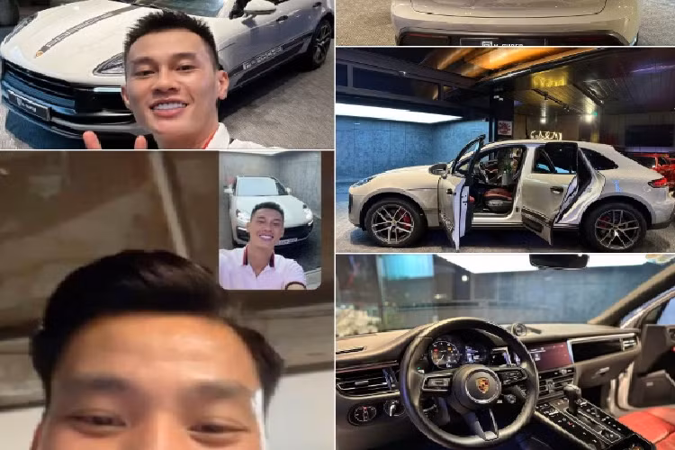 Phía đuôi xe SUV hạng sang Porsche Macan 2022 được trang bị cản sau mới với hệ thống cánh khuếch tán gió gầm xe và 4 ống xả đặt đối xứng. Cụm đèn hậu cũng được thiết kế kéo dài hết chiều rộng thân xe.