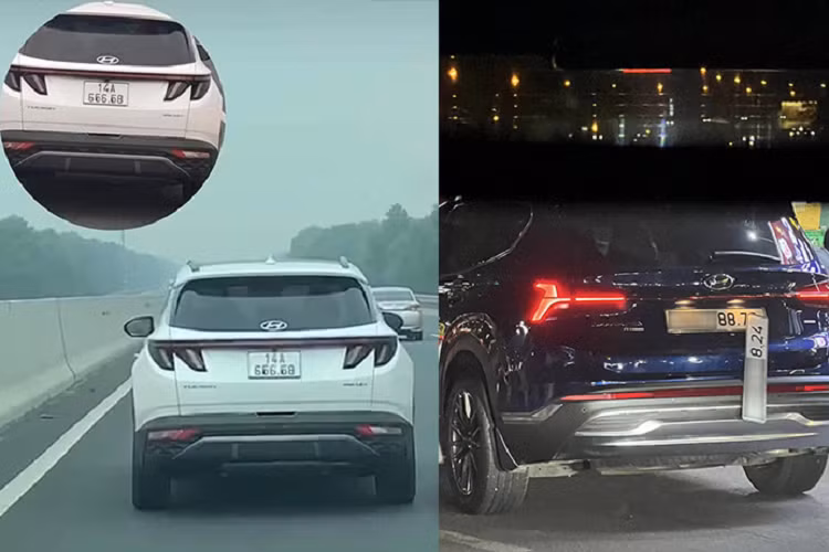 Muôn kiểu chiêu trò “phù phép” biển số xe của tài xế Việt Muon kieu chieu tro “phu phep” bien so xe cua tai xe Viet