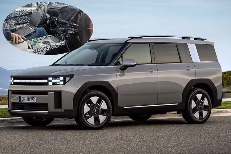 Mới đây, hình ảnh vận chuyển chiếc xe SUV Hyundai SantaFe 2024 mới được đăng tải lại khiến nhiều người nhận định chắc chắn đây chính là chiếc Land Rover Defender phiên bản phổ thông.